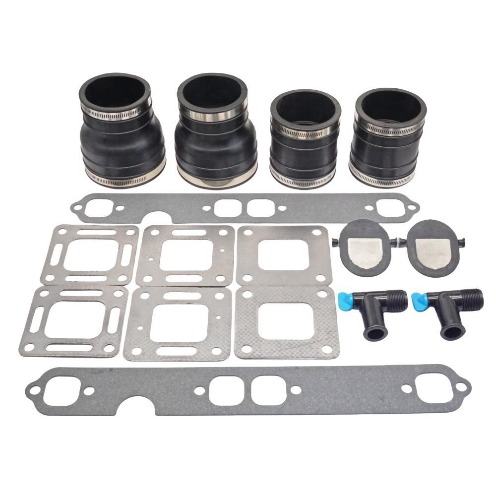 Manifold Exhaust Bellows Repair Kit for MerCruiser 3" Wet-Joint GM V8