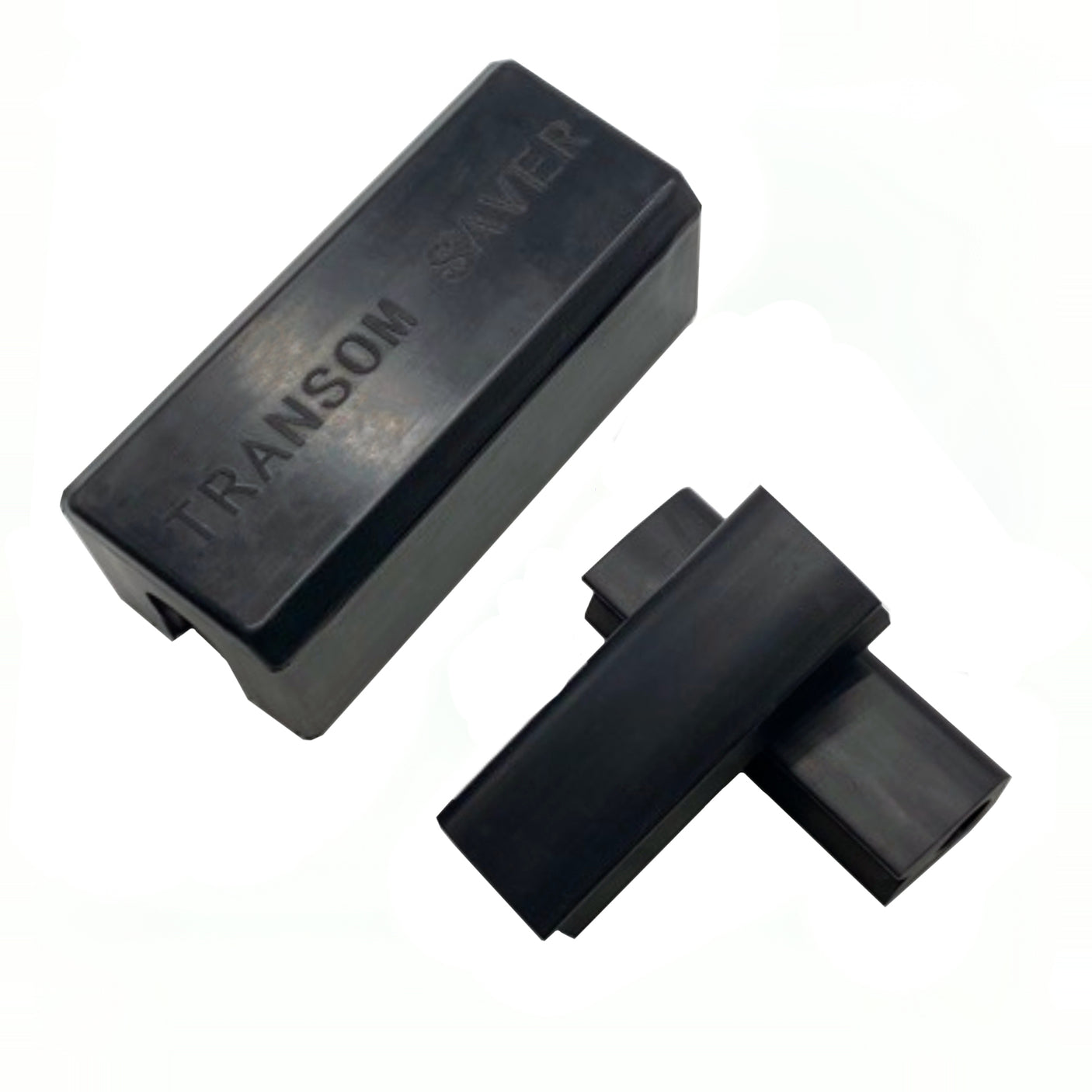 GHmarine Transom Saver Support and Trailering Motor Locks for Single Ram Outboard Mercury Evinrude Johnson Yamaha Honda and Tohatsu Rubber Black
