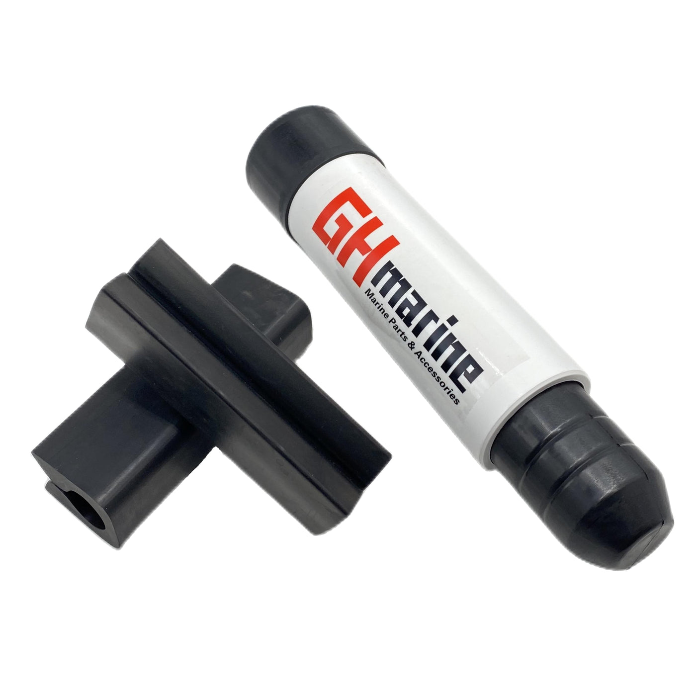 GHmarine Transom Rubber Support and Motor Lock for Boat Outboards and Stern Drives with 3 Rams Trim and Tilt