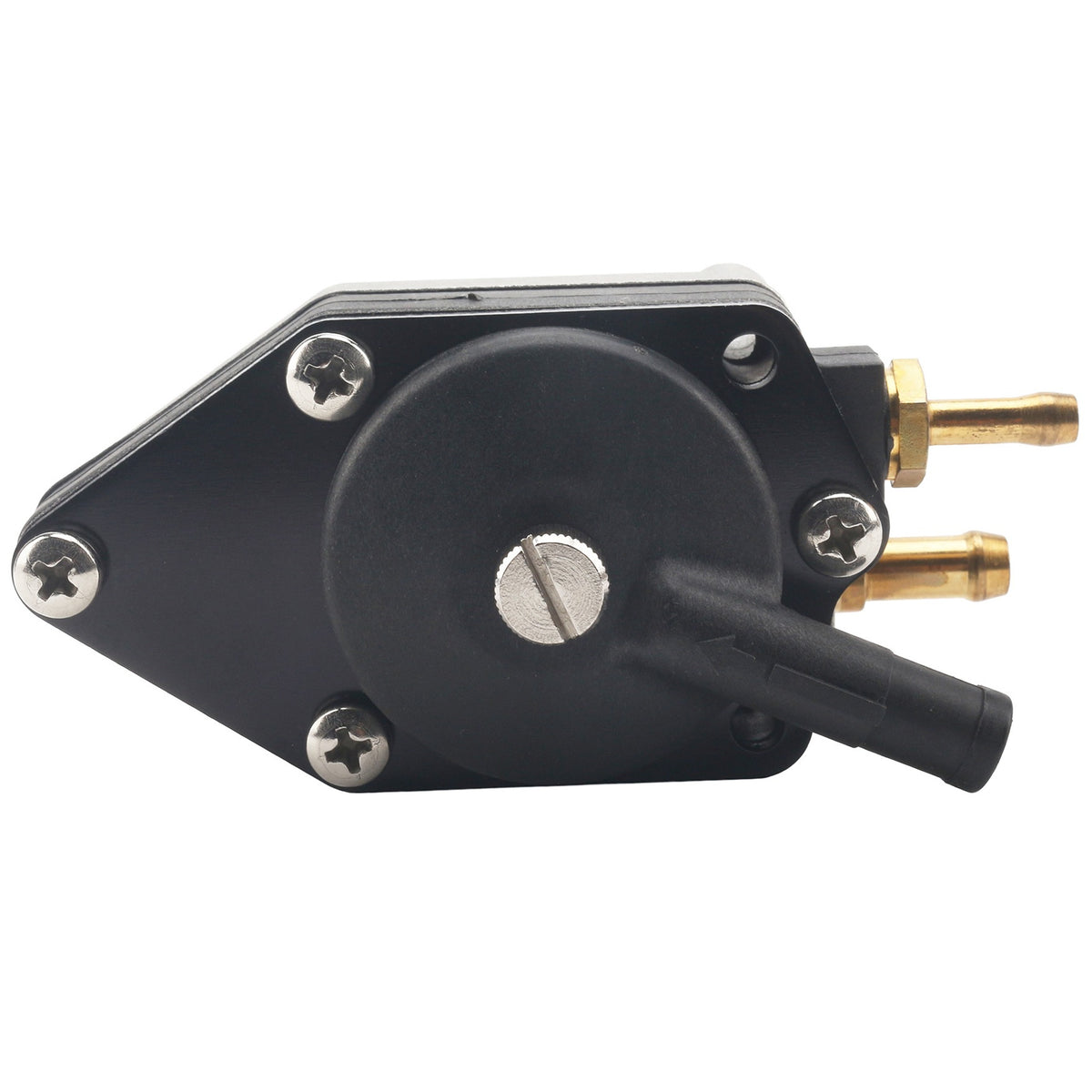 438555 3-nipple mechanical fuel pump — compatible with select Johnson Evinrude 18 to 35 HP