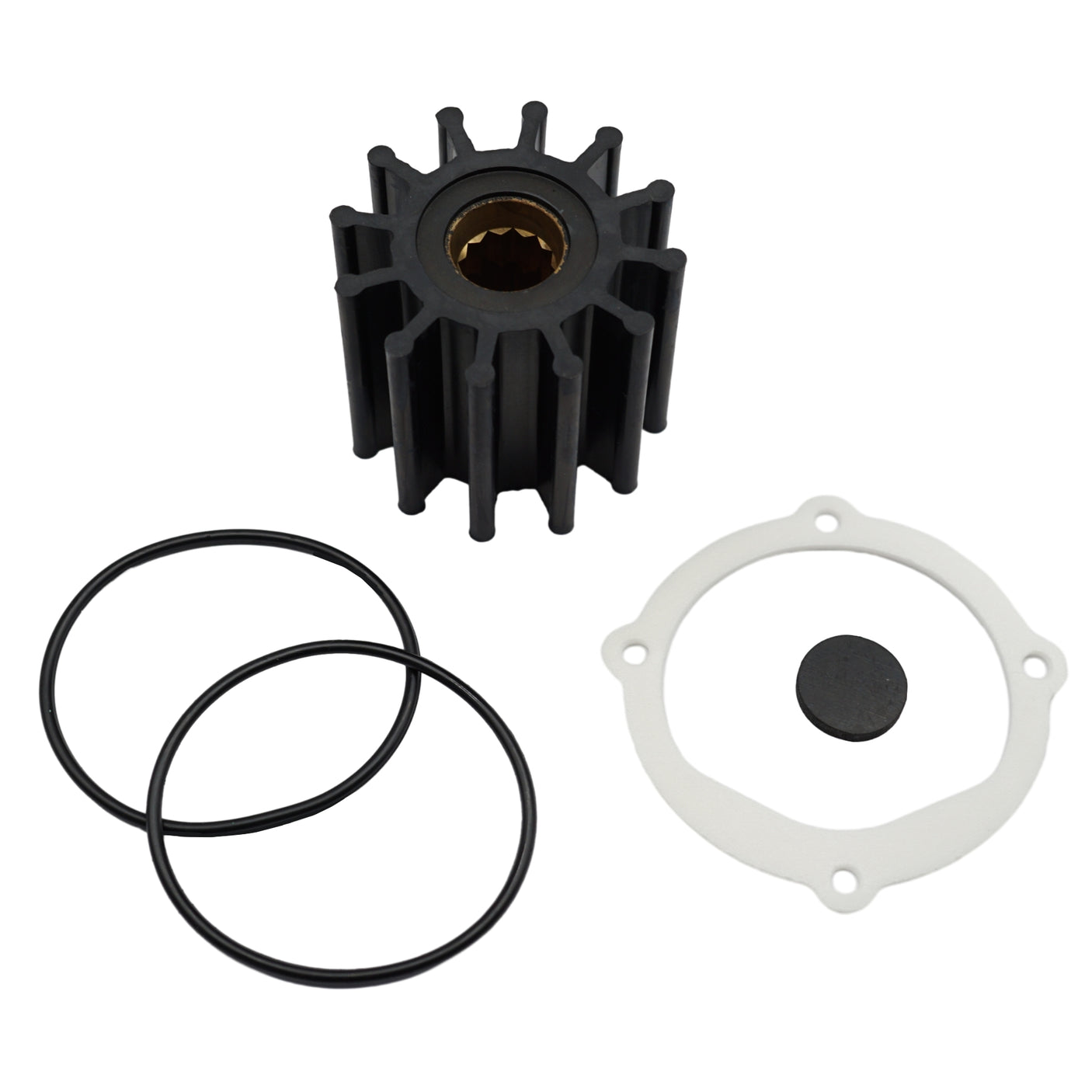 GHmarine 09812B1 Water Pump Impeller Raw Sea Impeller Repair Kit for Johnson Impeller 09-812B-1 Yanmar 119773-42600 Sierra 18-3306 Indmar S685007