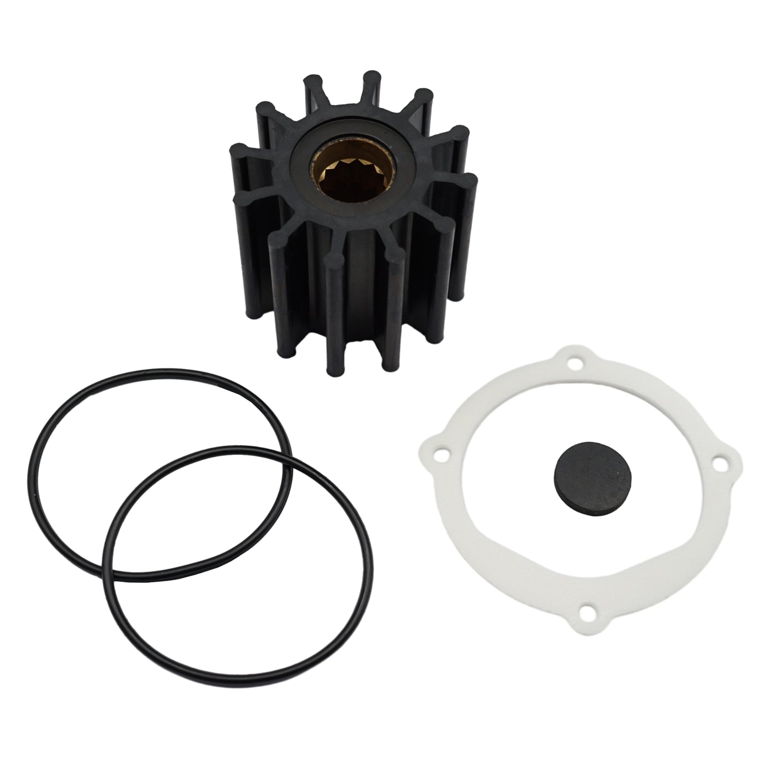 GHmarine 09812B1 Water Pump Impeller Raw Sea Impeller Repair Kit for Johnson Impeller 09-812B-1 Yanmar 119773-42600 Sierra 18-3306 Indmar S685007