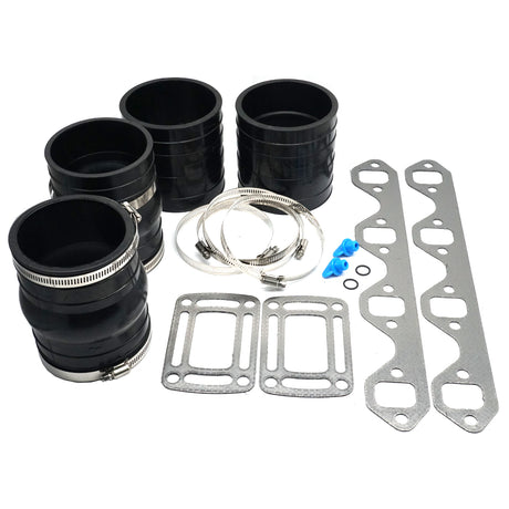 Dry-Joint Manifold Exhaust Hose Bellows Kit for Volvo Penta & OMC 5.0/5.8L V8
