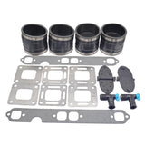 4" Wet-Joint Exhaust Hose Bellows Repair Kit for MerCruiser Small-Block V8