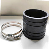32-44348T Upper Exhaust Bellow 4 Inch Transom Tube Seal for MerCruiser Alpha One Gen I/II, Bravo and MCM 4.3–7.4L V6/V8 sterndrives