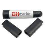 GHmarine Transom Rubber Support and Motor Lock for Boat Outboards and Stern Drives with 3 Rams Trim and Tilt