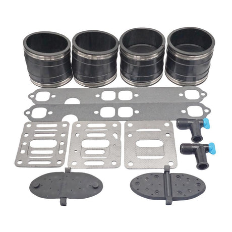 4" Wet-Joint Exhaust Hose Bellows Repair Kit for MerCruiser Small-Block V8