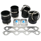 Dry-Joint Manifold Exhaust Hose Bellows Kit for Volvo Penta & OMC 5.0/5.8L V8