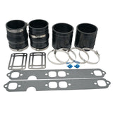 Dry-Joint Manifold Exhaust Hose Bellows Kit for Volvo Penta & OMC 5.0L 5.7L V8