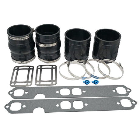 Dry-Joint Manifold Exhaust Hose Bellows Kit for Volvo Penta & OMC 5.0L 5.7L V8
