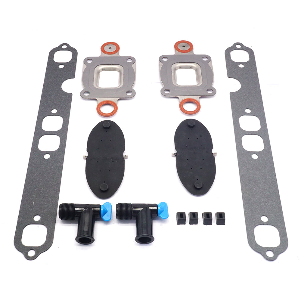 Dry-Joint Manifold Exhaust Hose Bellows Kit for MerCruiser GM V8 S.B.