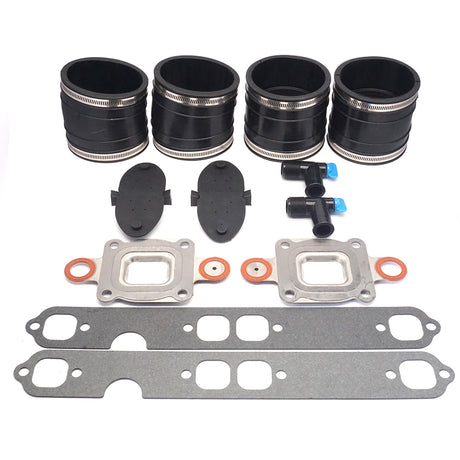 Dry-Joint Manifold Exhaust Hose Bellows Kit for MerCruiser GM V8 S.B.