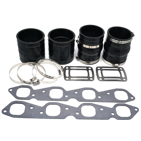 Manifold Exhaust Hose Bellows Kit for OMC & Volvo Penta 7.4L 8.2L V8 — 3852696