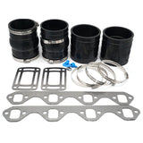 Dry-Joint Manifold Exhaust Hose Bellows Kit for Volvo Penta & OMC 5.0/5.8L V8