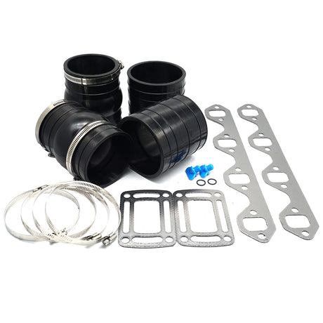 Dry-Joint Manifold Exhaust Hose Bellows Kit for Volvo Penta & OMC 5.0/5.8L V8