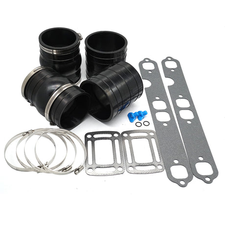 Dry-Joint Manifold Exhaust Hose Bellows Kit for Volvo Penta & OMC 5.0L 5.7L V8