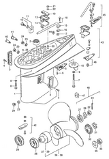 18-8338 Lower Unit Seal Kit for Suzuki 115 140 Hp DT115 DT140 2 Stroke | SeaSierra