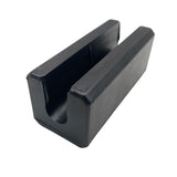 GHmarine Transom Saver Support and Trailering Motor Locks for Single Ram Outboard Mercury Evinrude Johnson Yamaha Honda and Tohatsu Rubber Black