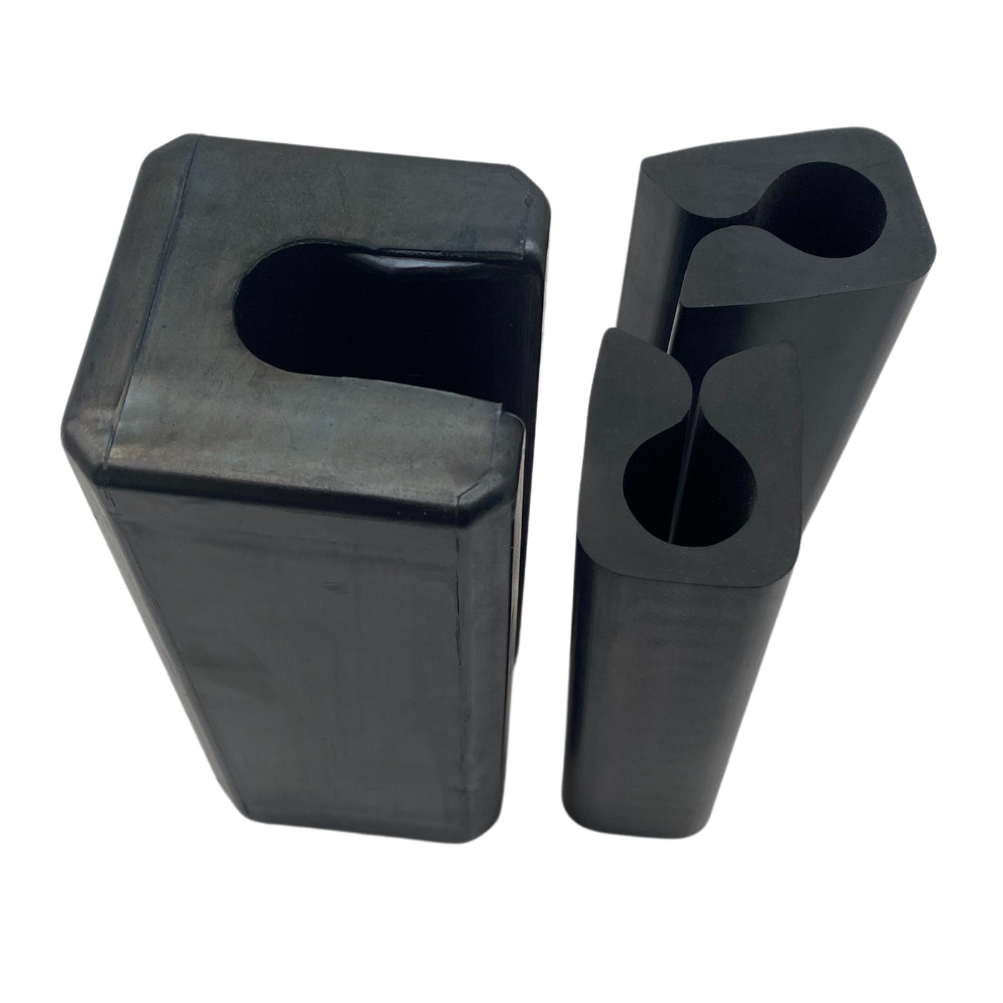 GHmarine Transom Saver Support and Trailering Motor Locks for Single Ram Outboard Mercury Evinrude Johnson Yamaha Honda and Tohatsu Rubber Black