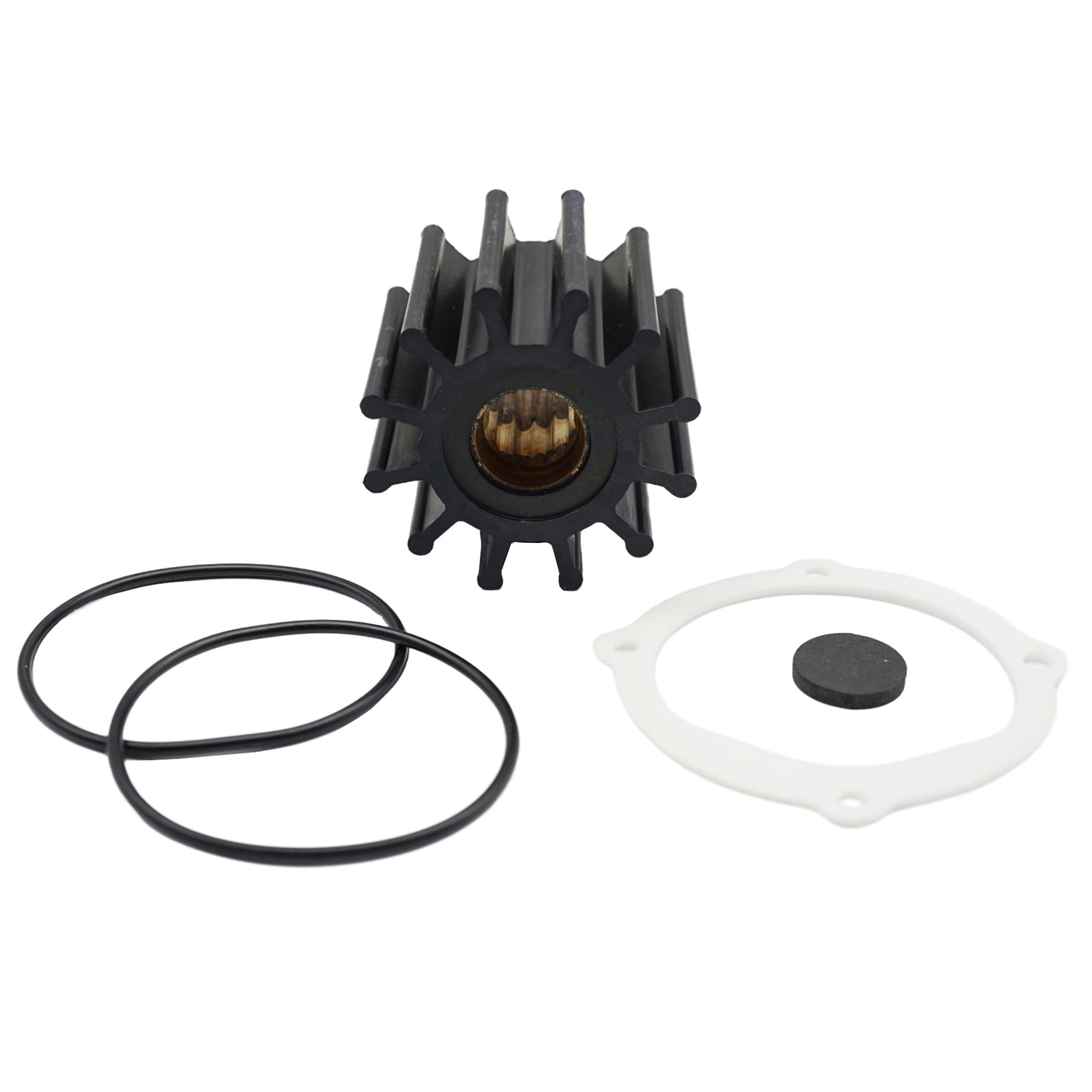 GHmarine 09812B1 Water Pump Impeller Raw Sea Impeller Repair Kit for Johnson Impeller 09-812B-1 Yanmar 119773-42600 Sierra 18-3306 Indmar S685007