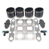 Wet-Joint Exhaust Hose Bellows Repair Kit for MerCruiser V6 175–205 4"