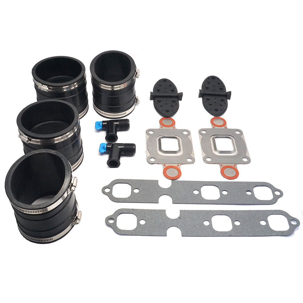 Dry-Joint Exhaust Hose Bellows Kit for MerCruiser V6 Closed Cooling