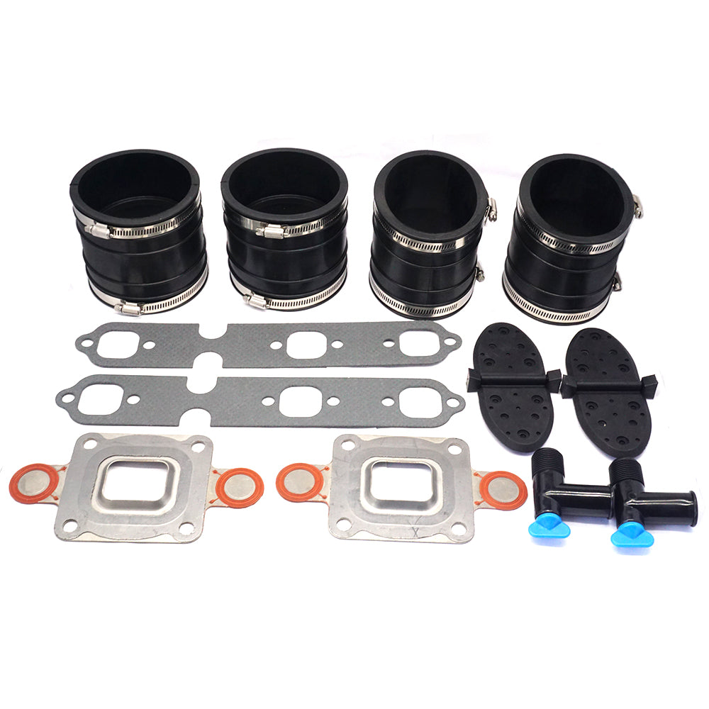 Dry-Joint Exhaust Hose Bellows Kit for MerCruiser V6 Closed Cooling