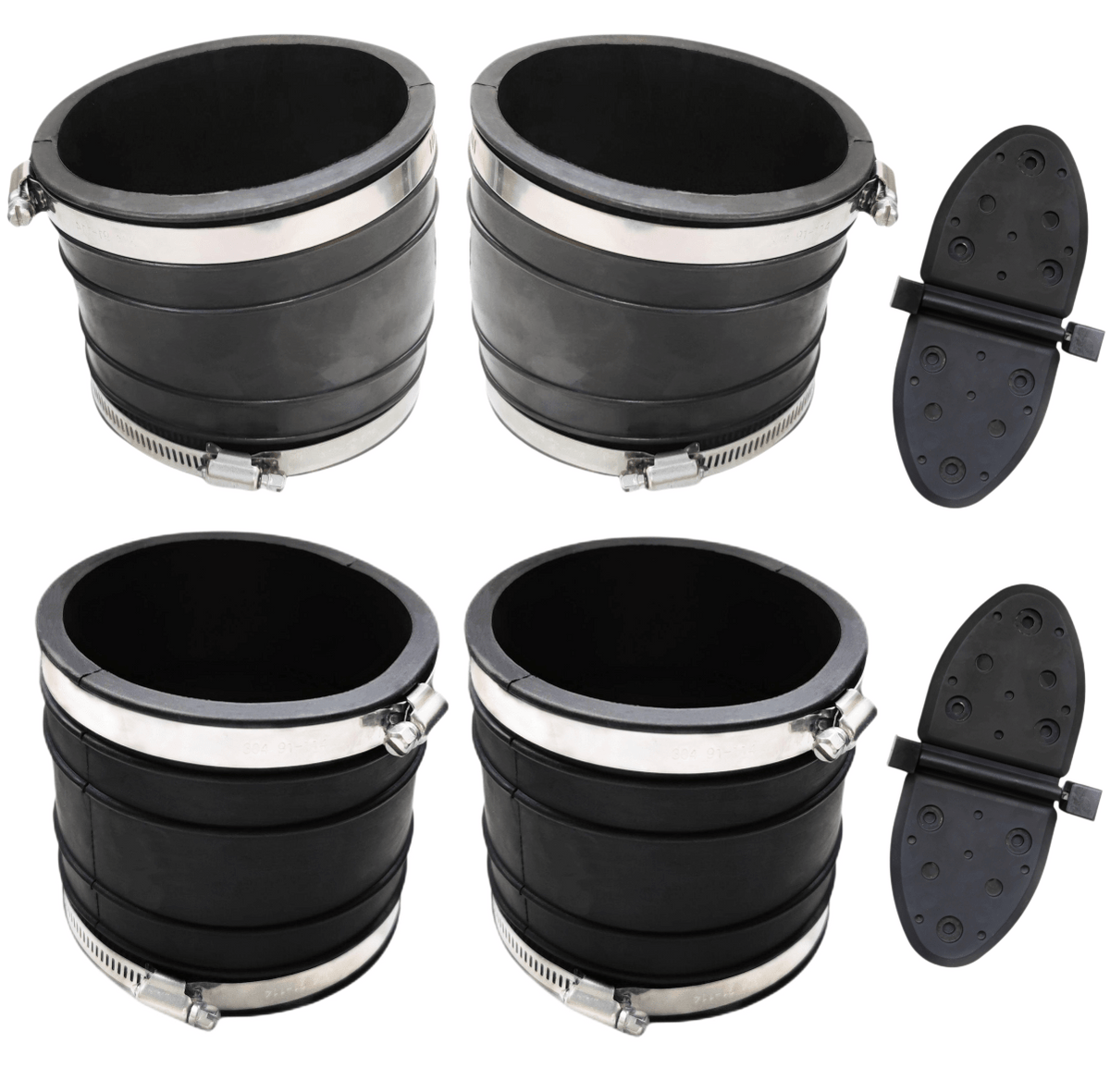 Exhaust Y-Pipe Kit for MerCruiser 4" Exhaust Tube & Water Shutter — product view 5