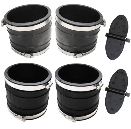 Exhaust Y-Pipe Kit for MerCruiser 4" Exhaust Tube & Water Shutter — product view 5