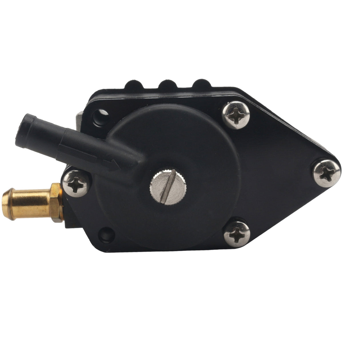 438556 2-port block-pulse mechanical fuel pump — compatible with select Johnson Evinrude 2-stroke