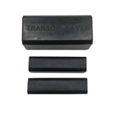 GHmarine Transom Saver Support and Trailering Motor Locks for Single Ram Outboard Mercury Evinrude Johnson Yamaha Honda and Tohatsu Rubber Black